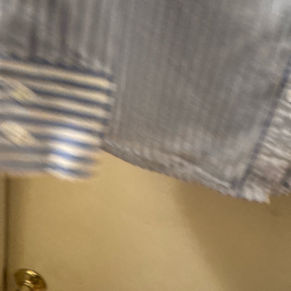 Reformation Blue Striped Button Down Shirt - Picture 10 of 12
